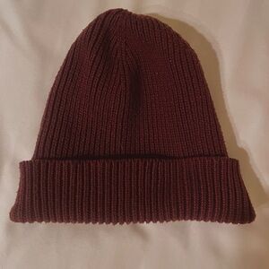 Old Navy Burgundy Knit Hat
